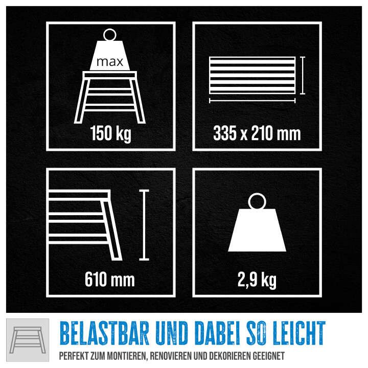 Güde Aluminium Trittleiter GAT